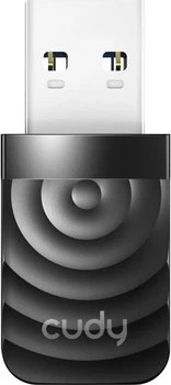 Двухдиапазонный Wi-Fi адаптер USB 3.0, скорость AC1300, совместимость Windows и Mac, черный