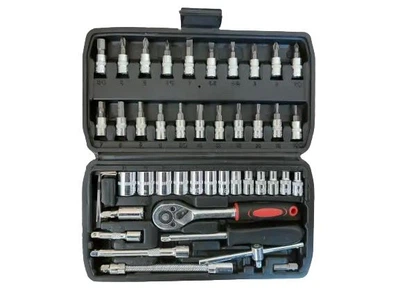 Набір інструментів і біт 46 шт Soket Set (1/4")