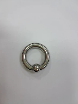 Хард (кільце) з кулькою на пружині медична сталь 5х16х8 BCR (5435)