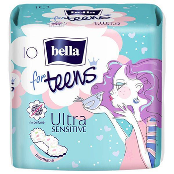 Гігієнічні прокладки Bella for Teens: Ultra Sensitive 10 шт