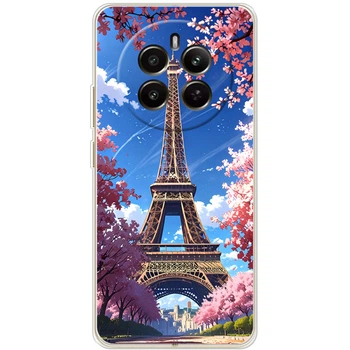 Силиконовый Чехол с Картинкой для Realme 13 4G Принт (Париж, Эйфелева Башня) (62878-ysm036)