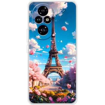 Силиконовый Чехол с Картинкой для Huawei Honor 200 Принт (Париж, Эйфелева Башня) (62292-ysm035)