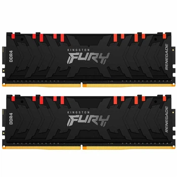 Модуль памяти Kingston Fury DDR4 16Gb (2x8) 4266Mhz Renegade RGB (KF442C19RBAK2/16) Б/у