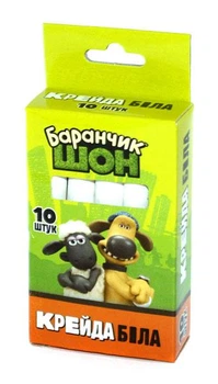 Мелки белые 10 штук диаметром 0,9см Fantasy Баранчик Шон SH77086
