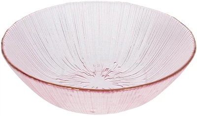 Салатниця Alstroemeria 17cm рожевий із золотом