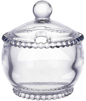 Цукорниця скляна "Bauble Glass" 10х11см з кришкою