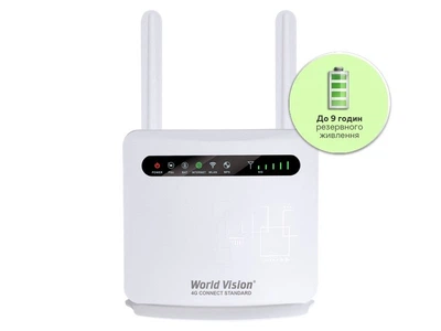 4G Wi-Fi роутер c аккумулятором World Vision CONNECT STANDARD