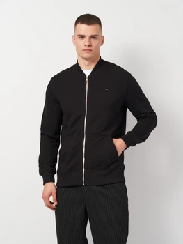 Толстовка на блискавці чоловіча Tommy Hilfiger 11390.1 S Чорна (smt2000000023885)