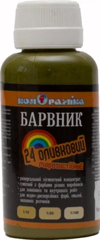 Барвник Універсальний Колораміка №24 оливковий 90 мл