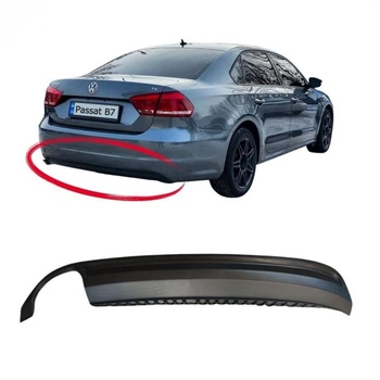 Губа (cпойлер) нижня частина заднього бампера Volkswagen Passat B7 NMS USA (2011-15) 561-807-521-B-9B9