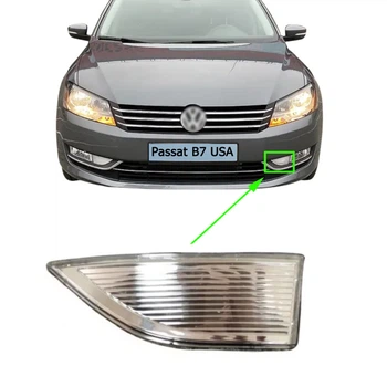 Отражатель, катафот переднего бампера Volkswagen Passat B7 (NMS) USA 2011-15 левый 561-941-777-B