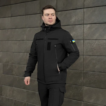 Куртка Pobedov Motive с липучками Черный 2XL OWku2 7642XLba