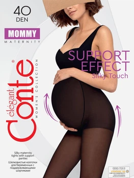 Колготы 40 Den женские больших размеров Conte Elegant CE Mommy 5 р Бежевые (4810226561294)