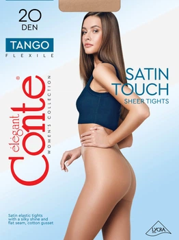 Колготи 20 Den жіночі великих розмірів Conte Tango 5 р Коричневі (4810226005033)