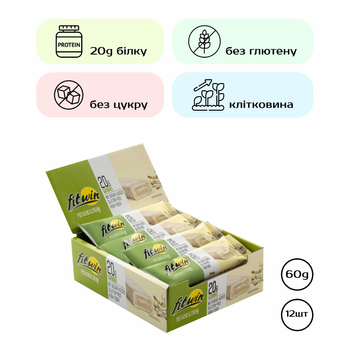 Протеиновый батончик FitWin Protein Bar 60 г 12шт