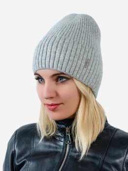 Шапка жіноча Malisa Гала 15-1374-LT-150 56-58 Світло-сіра