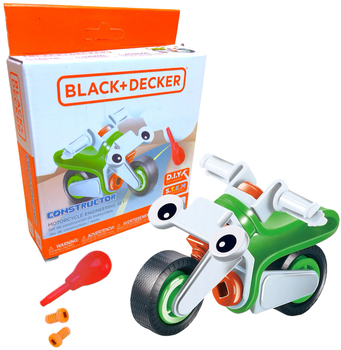 Motocykl Black+Decker Stanley Jr zabawka edukacyjna do składania EK040-BD (7290115142501)