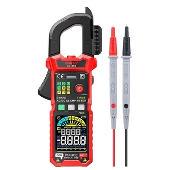 Токовые клещи мультиметр GVDA GD166B, (TrueRMS, NCV, 600V, AC/DC вольтметр, амперметр)