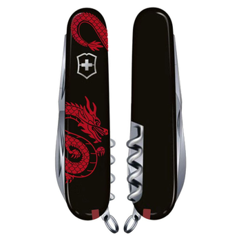 Ніж Victorinox Spartan Zodiac 91 мм Червоний дракон (1.3603.3_Z3361u)