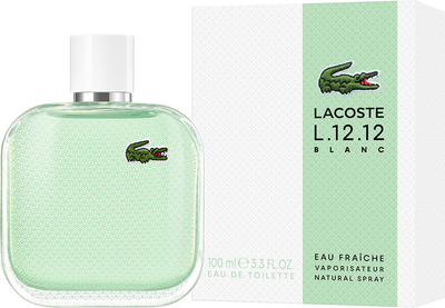 Woda toaletowa męska Lacoste L.12.12 Blanc Eau Fraiche 100 ml (3386460149136)