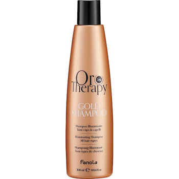 Шампунь увлажняющий с микрочастицами золота Fanola Oro Therapy 300 мл