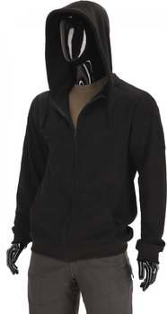 Тактичний Худі на молнії мілітарі Casual Zipped Hoodie 281z Black M