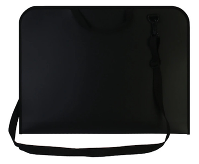 Портфель пластиковий на блискавці А3 "Cool for school" CF30004 чорний -pv313