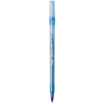 Ручка шариковая BIC ROUND STIC Раунд Сток 1,0 мм синяя корпус голубый пластик