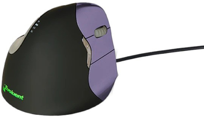 Миша BakkerElkhuizen Evoluent 4 Small USB Black/Purple (BNEEVR4S)