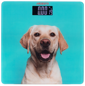 Ваги Ardesto підлогові Dog, 150кг, AAAx2 в комплекті, скло, багатокольорові (SCB-965DOG)