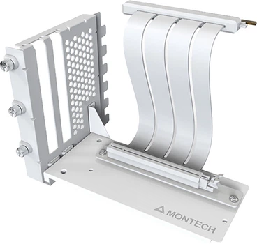 Комплект для вертикального монтажу відеокарти Montech VGM White (VERTICAL GPU MOUNT KIT(W))