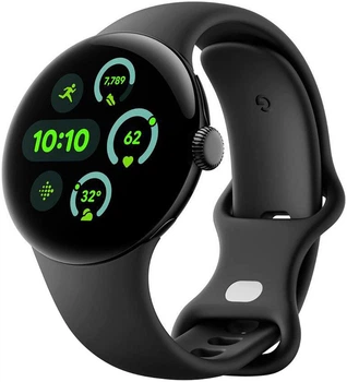 Смарт-часы Google Pixel Watch 3 LTE 41mm Matte Black Aluminum Case/Obsidian Active Band