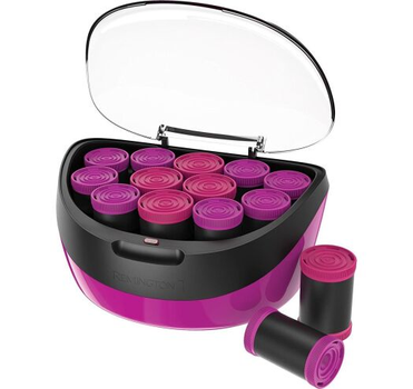 Термо бігуді Remington Jumbo Curls, 600Вт, D-36,41mm, 12шт, іонізація, кондиціонування, рожевий (H5670)
