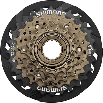 Вільнобіг Shimano Tourney MF-TZ500, 14-28Т, 6-шв, захист спиць (01116)