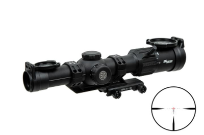 Приціл оптичний SIG Optics TANGO MSR 1-6X24MM, 30MM, SFP. Сітка MSR BDC6 з підсвічуванням