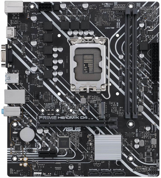 Материнcька плата ASUS PRIME H610M-K D4 s1700 H610 2xDDR4 M.2 HDMI D-Sub mATX (90MB1A10-M0EAY0)