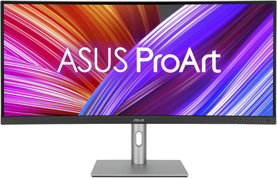 Монітор Asus 34.1" ProArt PA34VCNV 2xHDMI, 2xDP, USB-C, 2xUSB, RJ45, MM, IPS, 3440x1440, 21:9, sRGB 100%, CURVED, AdaptiveSync, HAS, HDR10 (90LM04A0-B02370)