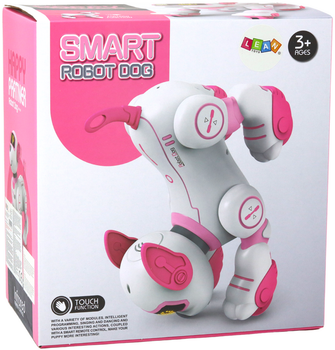 Interaktywny robot Lean toys Pies Różowy (5905991011163)