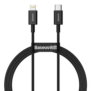 Зарядний кабель Baseus Superior Series Type-C to Lightning PD 20W 1m Black (CATLYS-A01)