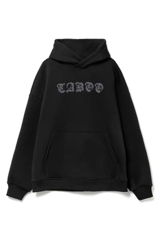 Худі чоловіче зі стразами Taboo XXXS Чорне
