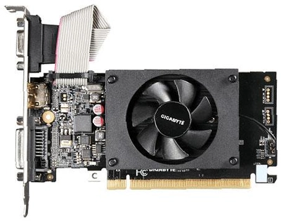 Gigabyte PCI-Ex GeForce GT 710 2048MB DDR3 (64bit) (954/1800) (HDMI, DVI, VGA) (GV-N710D3-2GL)