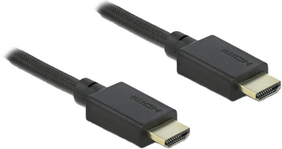 Надшвидкий кабель Delock HDMI-HDMI 48 Gbps 8K 60 Гц 0.5 м Black (4043619853861)