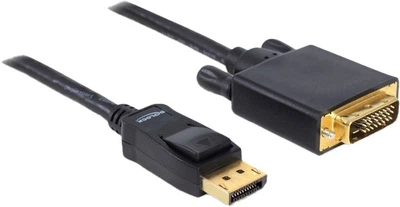 Кабель Delock DisplayPort male - DVI-D 24+1 male 3 м Black (4043619825929)