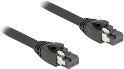 Кабель Delock мережевий RJ-45 Cat.8.1 S/FTP до 40 Gbps Black 3 м (4043619802357)