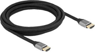 Надшвидкий кабель Delock HDMI-Кабель 48 Gbps 8K 60Гц Gray 3 м (4043619839971)