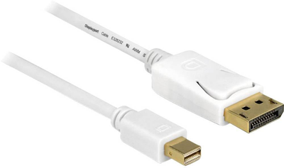 Kabel Delock mini DisplayPort do DisplayPort White 3 m (4043619834839)