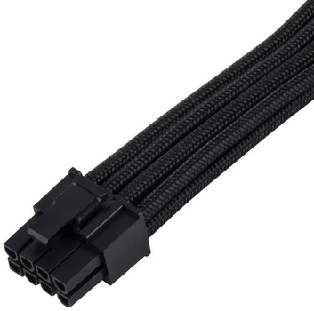 Kabel przedłużający zasilanie SilverStone SST-PP07E-PCIB Black 0.3 m (4710679810195)