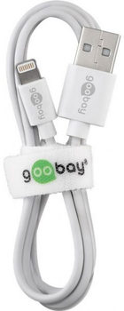 Kabel Goobay USB 2.0 adapter USB-A - Lightning White 0.5 m (4040849729058)