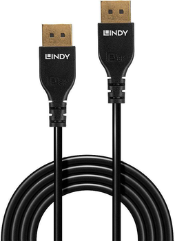 Kabel Lindy DisplayPort 1.4 Black 3 m (4002888364638)