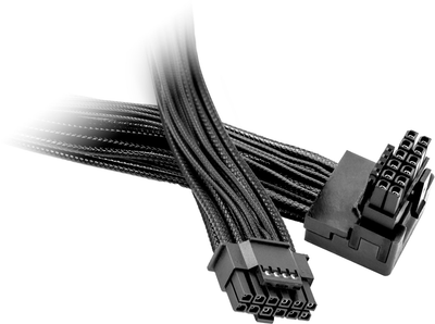 Кабель Be quiet 12VHPWR PCI-E 90° для живлення графічних карт Black 0.7 м (4260052190968)